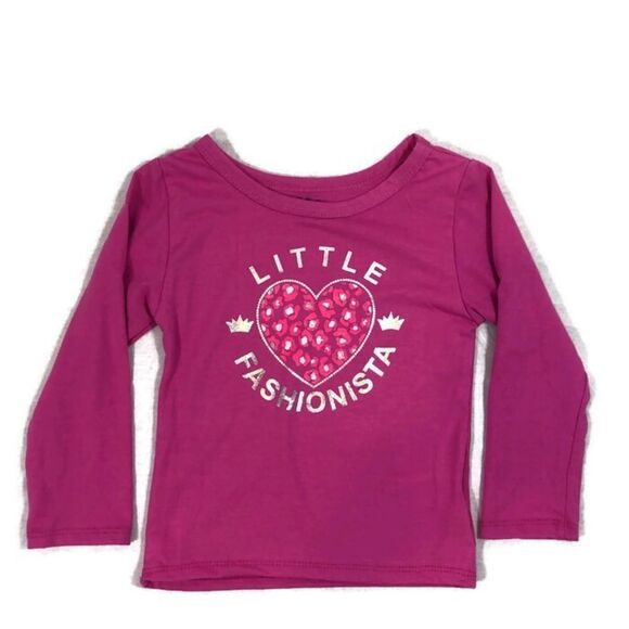DDG Darlings Size 4T Long Sleeved Pink Tee Shirt - Picture 4 of 5